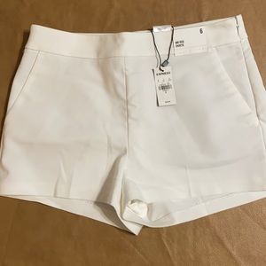 NWT Express white shorts.